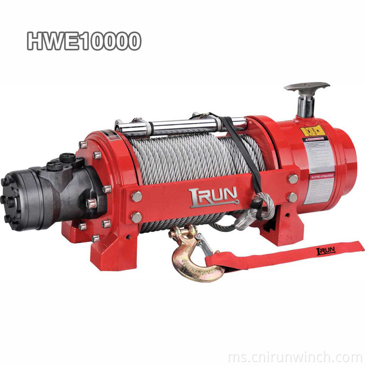 Win Hidraulik Industri 10000lbs Untuk Lori atau Pembongkar 10000lbs Industrial Hydraulic Winch For Truck or Wrecker